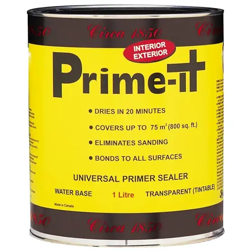 Paint and Primer, Transparent, 1 L - pack of 6 Paint and Primer, Transparent, 1 L - pack of 6