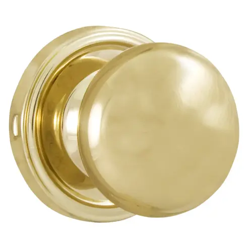 Impresa Passage Lock with Adjustable Latch and Full Lip Strike Bright Brass Finish Impresa Passage Lock with Adjustable Latch and Full Lip Strike Bright Brass Finish