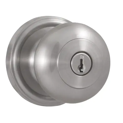 Impresa Entry Lock with Adjustable Latch and Full Lip Strike Satin Nickel Finish Impresa Entry Lock with Adjustable Latch and Full Lip Strike Satin Nickel Finish
