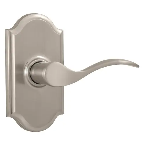Bordeau Premiere Passage Lock with Adjustable Latch and Full Lip Strike Satin Nickel Finish Bordeau Premiere Passage Lock with Adjustable Latch and Full Lip Strike Satin Nickel Finish