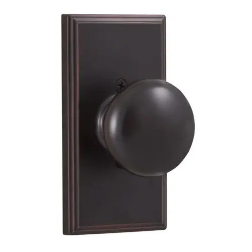  Impresa Woodward Half Dummy Lock Oil Rubbed Bronze Finish