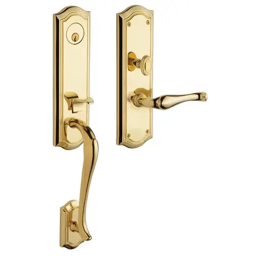 Bethpage 3/4 Escutcheon Right Hand Full Dummy Mortise Trim Lifetime Brass Finish Bethpage 3/4 Escutcheon Right Hand Full Dummy Mortise Trim Lifetime Brass Finish