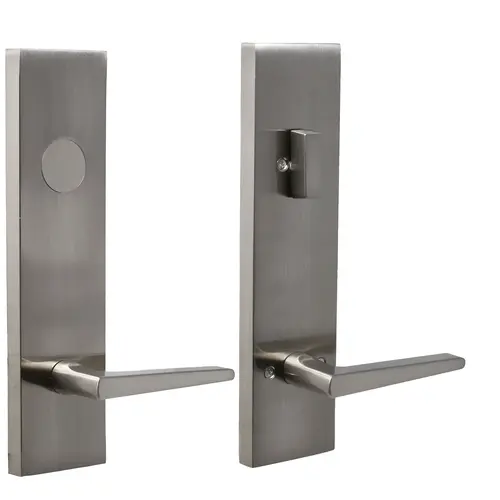 Philtower Lever Addy Escutcheon Dummy Handle Satin Nickel Finish Philtower Lever Addy Escutcheon Dummy Handle Satin Nickel Finish