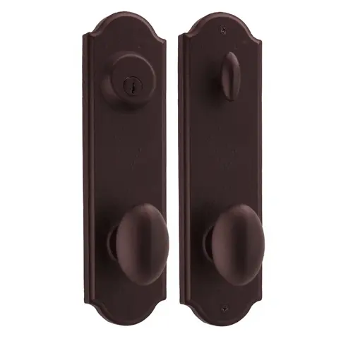 Right Hand Durham Tramore Single Cylinder Deadbolt Passage Lock with Adjustable Latch and Round Corner Strikes Oil Rubbed Bronze Finish Right Hand Durham Tramore Single Cylinder Deadbolt Passage Lock with Adjustable Latch and Round Corner Strikes Oil Rubbed Bronze Finish