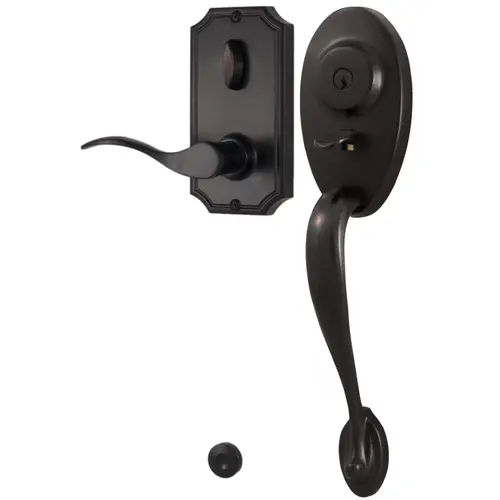  Right Hand Lexington 1400 Series Panic Proof Entry with Interior Bordeau Lever Oil Rubbed Bronze Finish