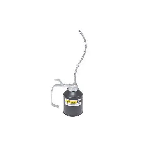 Goldenrod Pump Oiler with Spout, 12 oz Capacity, Flexible Spout, Steel, Powder-Coated Copper Bronze