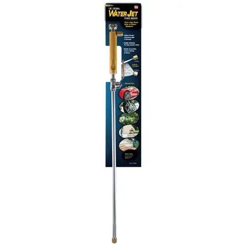 Jet Power Washer, Aluminum/Brass/Plastic/Stainless Steel Silver