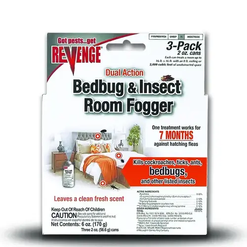 571 Bed Bug Room Fogger, 6000 cu-ft Coverage Area - pack of 3