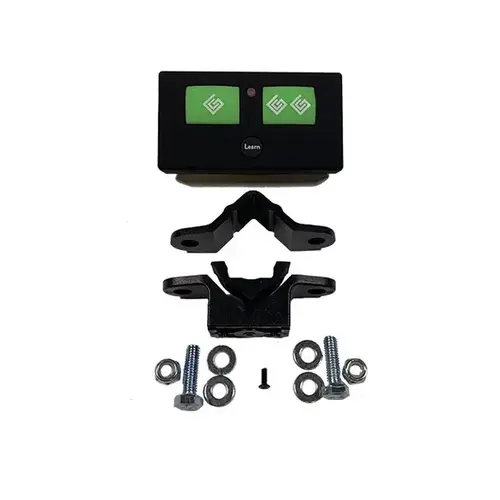 3-Button Water-Resistant Remote Control Transmitter with Mounting Brackets