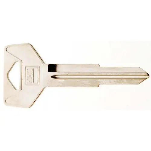Automotive Key Blank, Brass, Nickel, For: Toyota Vehicle Locks