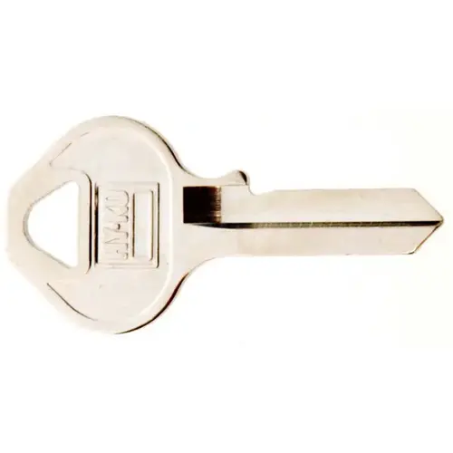 Key Blank, Brass, Nickel, For: Master Locks and Padlocks - pack of 10