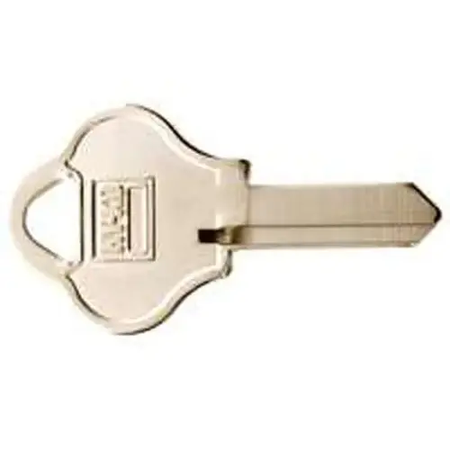 Key Blank, Brass, Nickel, For: Pado Cabinet, House Locks and Padlocks - pack of 10 Key Blank, Brass, Nickel, For: Pado Cabinet, House Locks and Padlocks - pack of 10