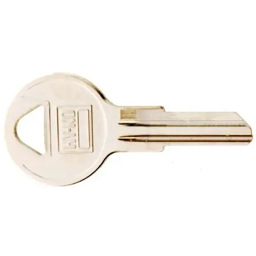 Key Blank, Brass, Nickel, For: Yale Cabinet, House Locks and Padlocks