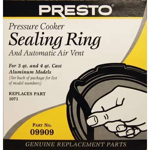Sealing Ring & Automatic Air Vent for Pressure Cookers