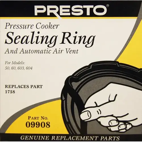 Sealing Ring & Automatic Air Vent for Pressure Cookers Sealing Ring & Automatic Air Vent for Pressure Cookers