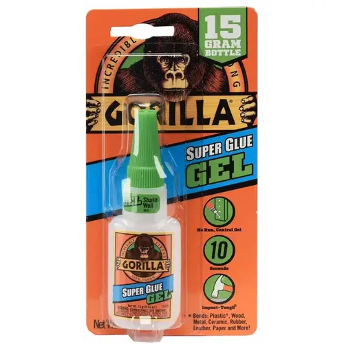 Super Glue, Liquid, Irritating, Straw/White Water, 15 g Bottle Super Glue, Liquid, Irritating, Straw/White Water, 15 g Bottle