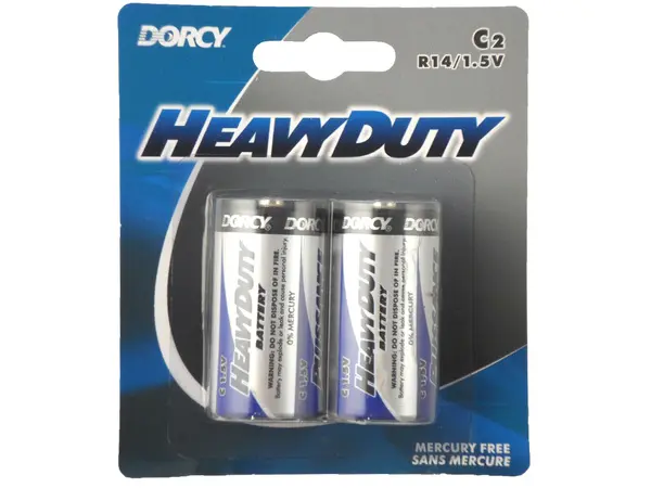 Dorcy Batteries Mastercell C Zinc Carbon 2 pack Carded Pair 41-1525