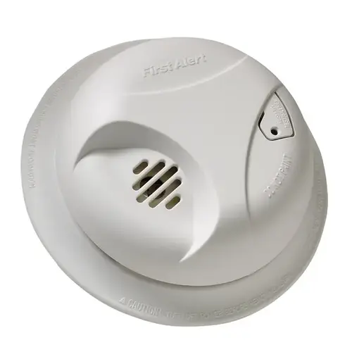 1039796 Smoke Alarm, 9 V, Ionization Sensor, 85 dB, Alarm: Audible White 1039796 Smoke Alarm, 9 V, Ionization Sensor, 85 dB, Alarm: Audible White