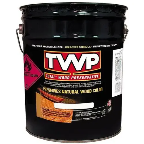 100 Series -101-5 Wood Preservative, Cedartone, Liquid, 5 gal, Can 100 Series -101-5 Wood Preservative, Cedartone, Liquid, 5 gal, Can