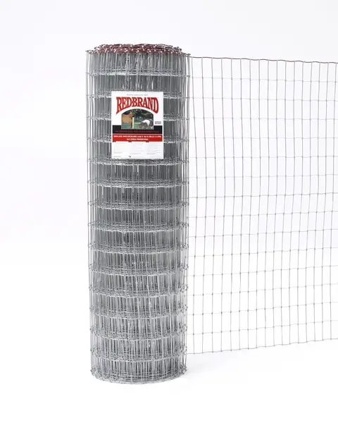 Red Brand Square Deal Tradition Horse Fence 200 ft L 48 in H Non-Climb Mesh 2 x 4 in Mesh 12.5 ga Gauge Galvanized 70312
