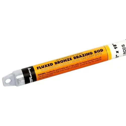 3/32 In. x 18 In. Fluxed Brazing Rod - pack of 10 3/32 In. x 18 In. Fluxed Brazing Rod - pack of 10
