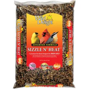 Wild Delight 372140 Wild Bird Food Sizzle N Heat Songbird Sunflower Kernels 14 lb