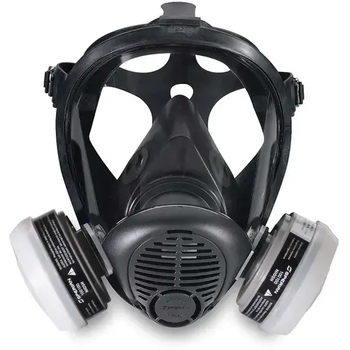 Full Facemask Respirator North R95 Paint Spray and Pesticide 5400 Black M/L Black Full Facemask Respirator North R95 Paint Spray and Pesticide 5400 Black M/L Black