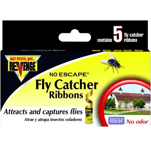 Fly Catcher, Solid, 5 Pack Clear/Light Yellow - pack of 5 Fly Catcher, Solid, 5 Pack Clear/Light Yellow - pack of 5