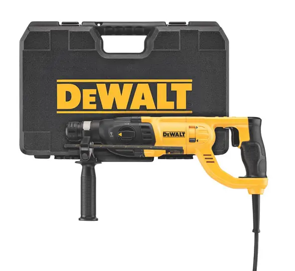 Black & Decker 1-1/8 In. SDS-Plus 8.5-Amp D-Handle Electric Rotary Hammer Drill D25263K Black & Decker 1-1/8 In. SDS-Plus 8.5-Amp D-Handle Electric Rotary Hammer Drill D25263K