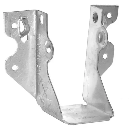 LUS Joist Hanger, 3-1/8 in H, 1-3/4 in D, 1-9/16 in W, 2 x 4 in, Steel, Galvanized/Zinc LUS Joist Hanger, 3-1/8 in H, 1-3/4 in D, 1-9/16 in W, 2 x 4 in, Steel, Galvanized/Zinc