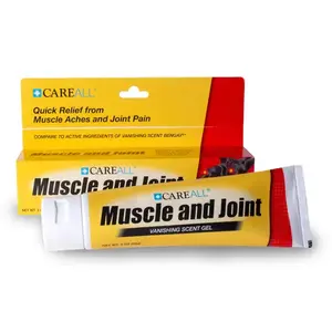 Care ALL Products MJG3 Muscle and Joint Gel with Vanishing Scent 3-oz
