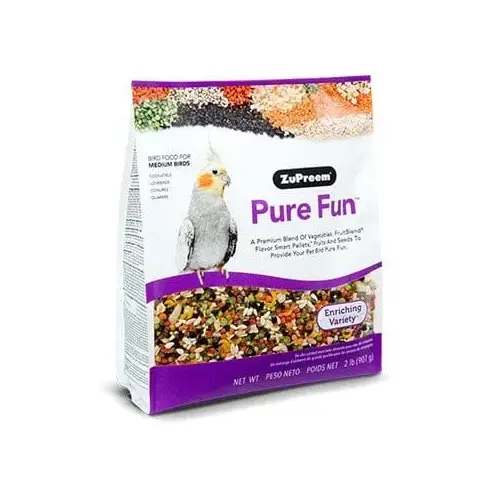 ZuPreem Pure Fun Medium Birds 2-lbs ZuPreem Pure Fun Medium Birds 2-lbs