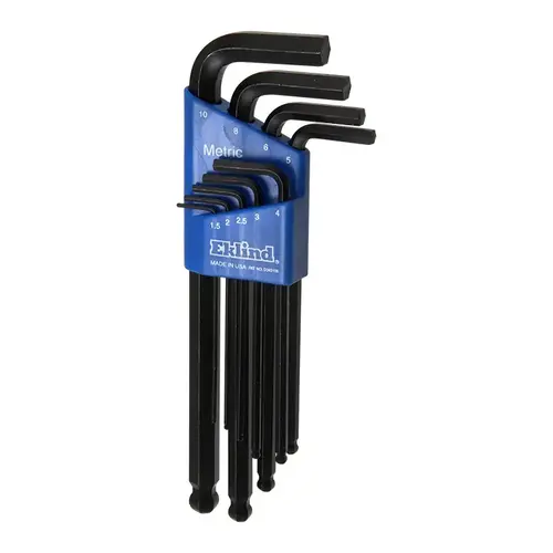 Long Arm Metric Sized Allen Wrench Set Long Arm Metric Sized Allen Wrench Set