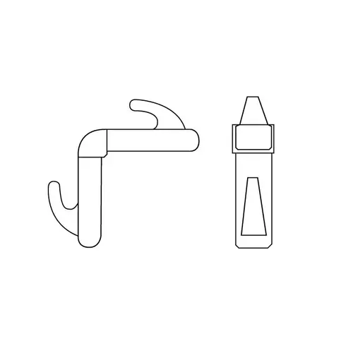 3/4" Fixed Corner Keys with Hook - pack of 100