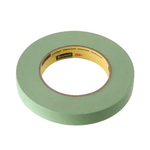 1" Automotive Masking Tape Green - 180 Foot Roll