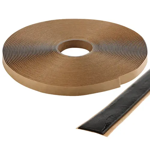 Black/Bronze 1/16" x 1/2" 440 Butyl Architectural Tape - 50 Foot Roll