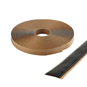 Tremco 71016W1 Black/Bronze 1/8" x 3/8" 440 Butyl Architectural Tape - 25 Foot Roll