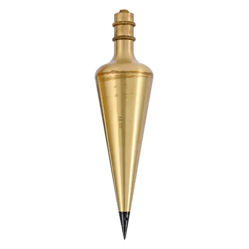 7-1/2" 32 oz. Brass Plumb Bob 7-1/2" 32 oz. Brass Plumb Bob