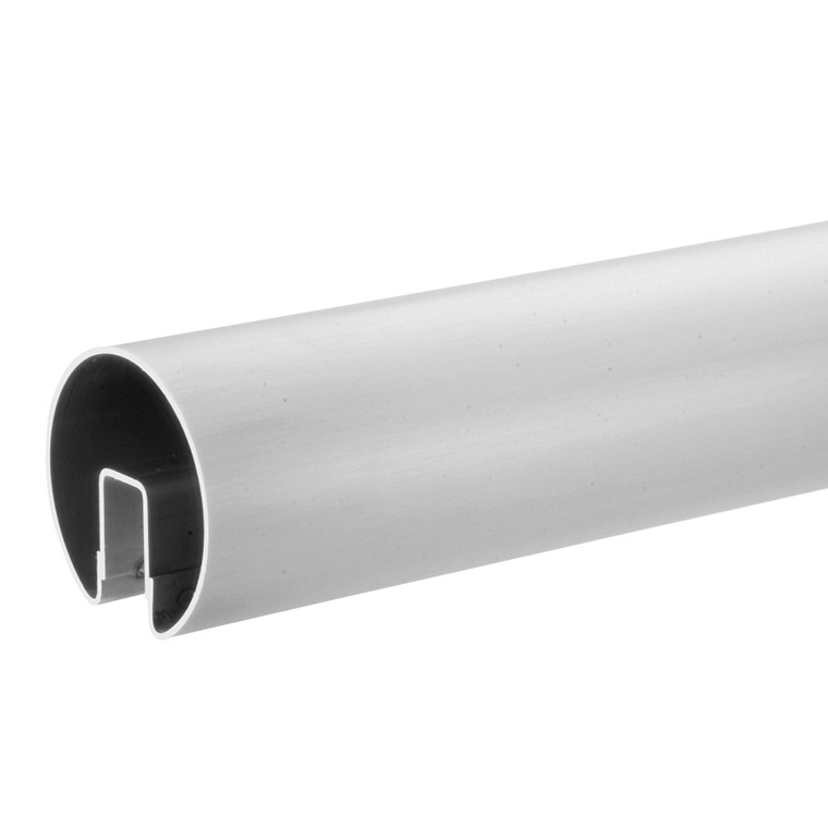 CRL GR30BSC Brushed Stainless 3" Premium Cap Rail for 1/2" or 5/8" Glass - Custom Length