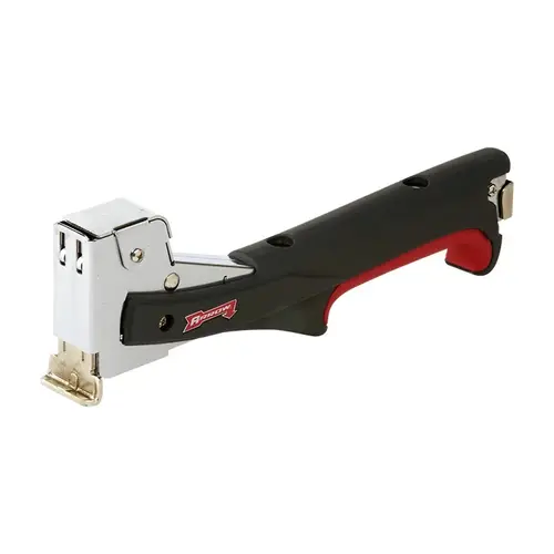 Professional Hammer Tacker, T50 Staple, 3/8 in W Crown, 5/16 to 1/2 in L Leg, Steel Staple