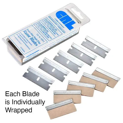 .012" Single Edge Metal Heavy-Duty Razor Blades