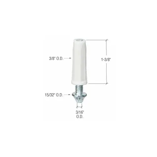 15/32" Bi-Folding Door Bottom Pivot - pack of 2 15/32" Bi-Folding Door Bottom Pivot - pack of 2