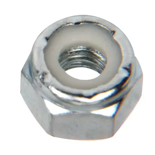 Stainless 1/4"-20 Thread Nylock Hex Nut Stainless 1/4"-20 Thread Nylock Hex Nut