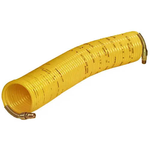 50' Coiled Air Hose Yellow 50' Coiled Air Hose Yellow