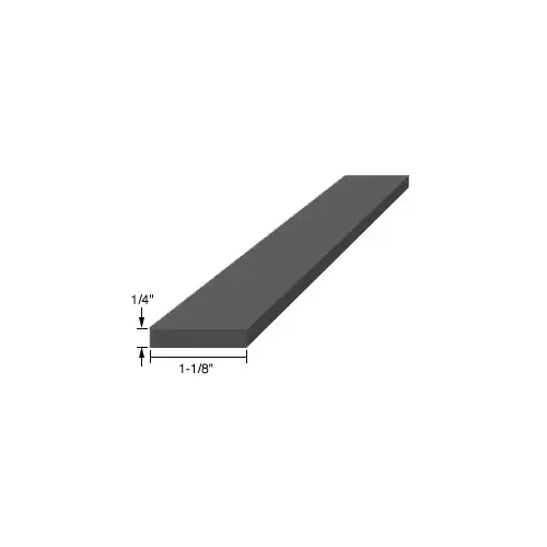 1/4" x 1-1/8" x 4" EPDM Rubber Setting Blocks - pack of 100