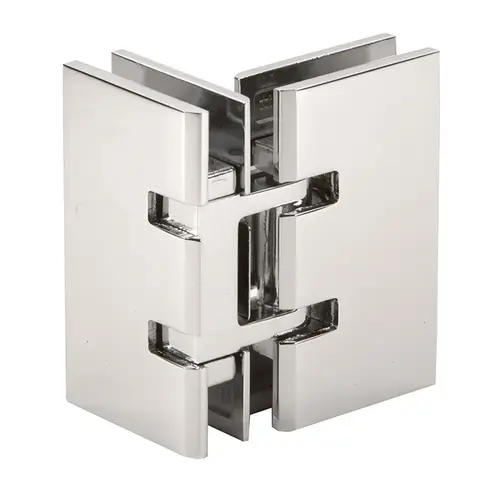 Polished Nickel Concord 090 Series 90 Degree Glass-to-Glass Hinge Polished Nickel Concord 090 Series 90 Degree Glass-to-Glass Hinge