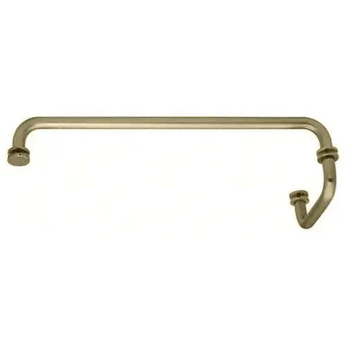 Brushed Bronze 24" Towel Bar With 6" Pull Handle Combination Set Brushed Bronze 24" Towel Bar With 6" Pull Handle Combination Set