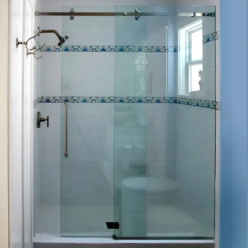 CRL ALUM-SER78BS-VCP-1 Brushed Stainless Steel Deluxe 180 Degree