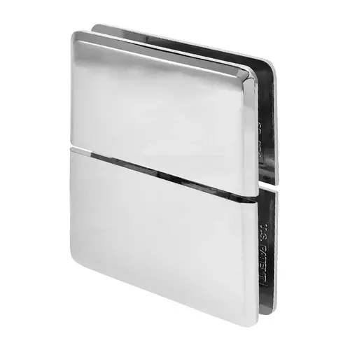 Polished Chrome Senior Prima 02 Series Glass-to-Glass Mount Hinge