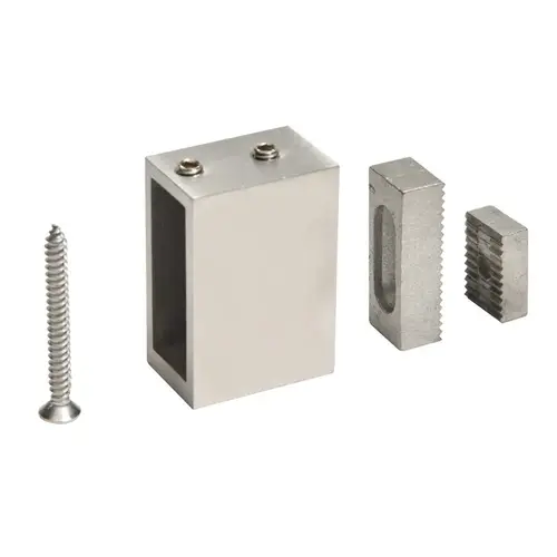 Brushed Stainless Track Holder Fitting for Wall Only for SRSER78BS Deluxe Senior Serenity Sliding System Pair Brushed Stainless Track Holder Fitting for Wall Only for SRSER78BS Deluxe Senior Serenity Sliding System Pair